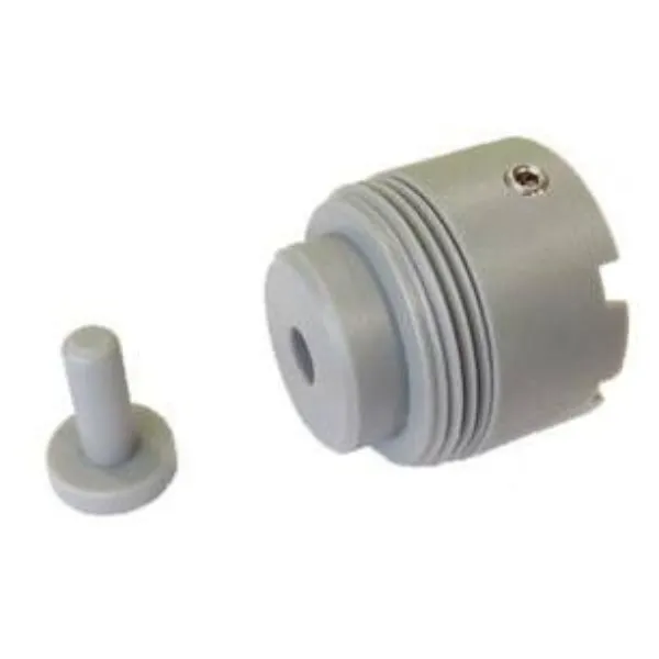 Adaptador para válvulas Roca, BaxiRoca y Giacomini, convierte a rosca M30×1,5 para instalación de cabezales termostáticos.