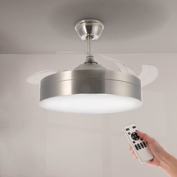 ventilador níquel con mando a distancia y wifi