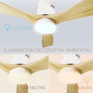 tonos de iluminación ventilador techo Energy