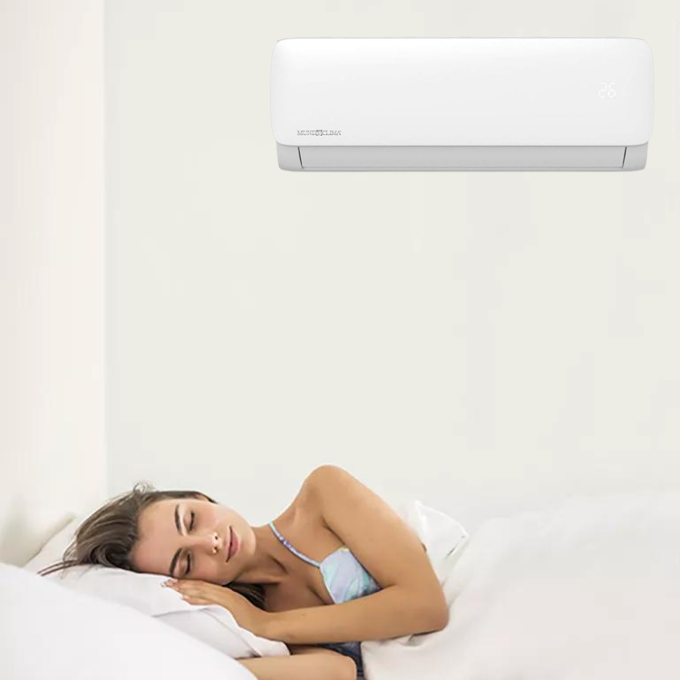 mujer durmiendo con aire acondicionado mundoclima 