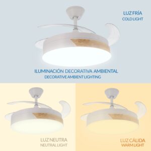 ventilador de techo bajo consumo