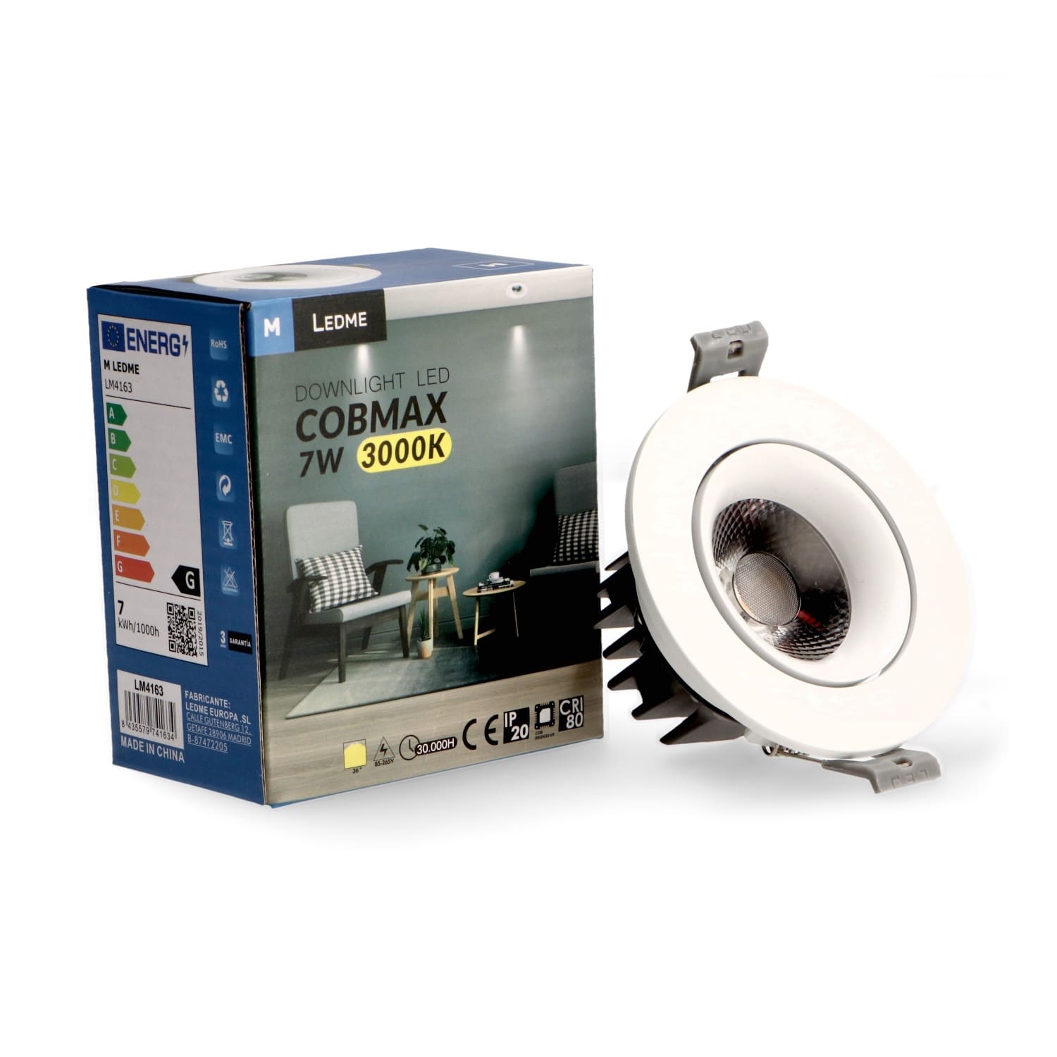 Downlight Led Orientable Cobmax 7W