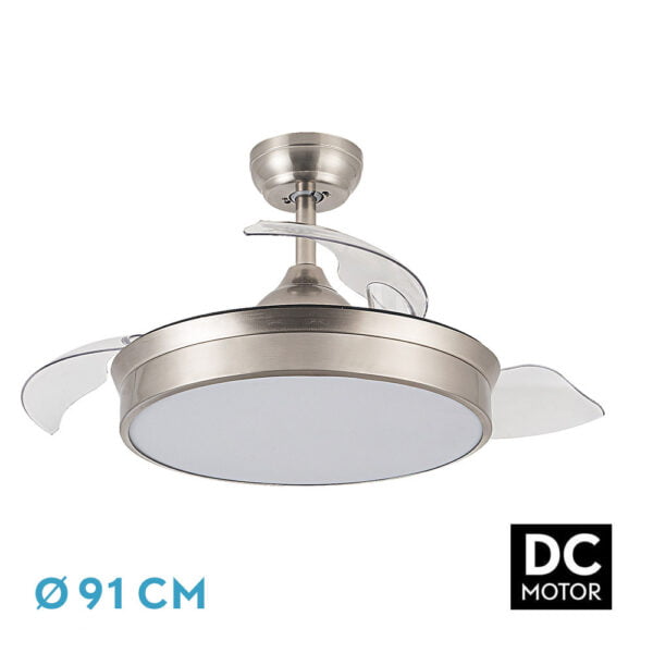 VENTILADOR DC CALA NIQUEL 48W