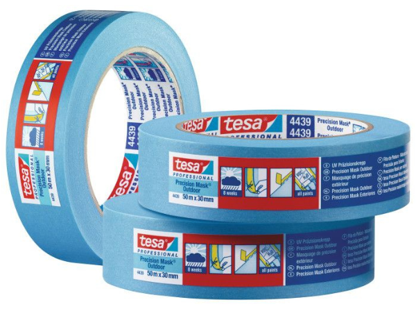 cinta azul tesa para exterior