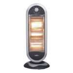 Estufa Eléctrica candente 1200w  Negro/plata