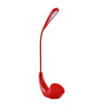 Flexo Ancla 5w 6000k Rojo 375lm 43×7,5×15,5 Cm Regulable 3 Intensidades, Flexible, Orientable Y Tactil