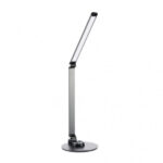 Flexo Baritono 8w 3000-4000-6500k Plata 54×16,5x29cm 600lm Intensidad Regulable, Tactil Y Plegable