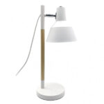Flexo Basil 1xe14 Blanco/haya 50x17x23 Cm Articulable Y Orientable 350Âº