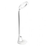 Flexo Calcita 8w 640lm 4000k Blanco/plata 55x16x16  Cm Tactil Y Regulable Intensidad