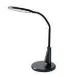 Flexo Pandeo 7w 3000-4500-6000k Negro 595lm Usb  Tactil,memoria,int.regulable 62×17,5×17,5cm