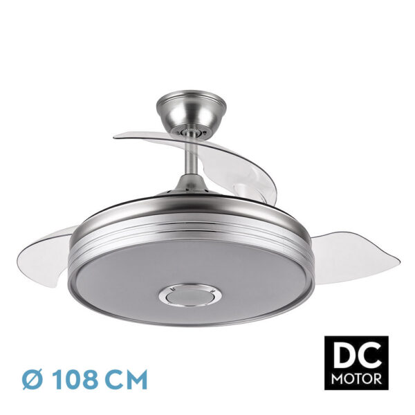 ventilador de techo níquel serie Matanuska