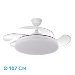 Ventilador Tridente 59w Blanco 4 Aspas