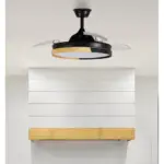 Ventilador Dc Emperador 72w Negro/haya