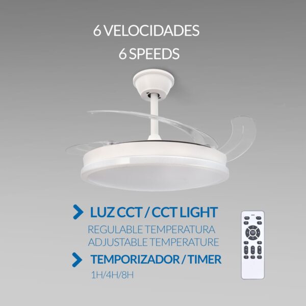 6 velocidades ventilador otah