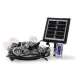 Guirnalda Exterior Con Luz Solar 3W (10 Bombillas E27)