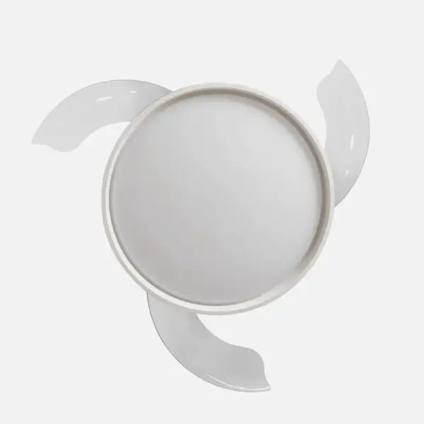 lampara ventilador aspas retráctiles