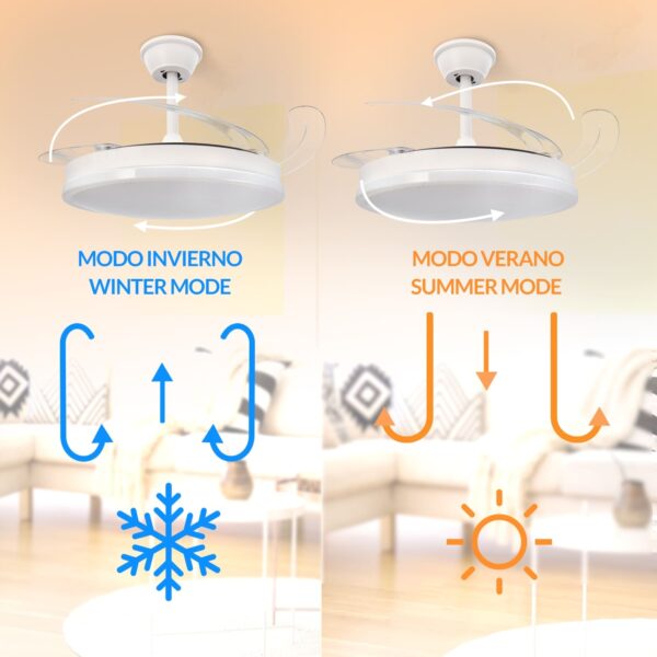 modo invierno verano ventilador otah