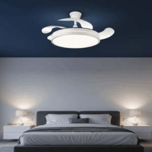 Ventilador de techo retractil Boreas 82w Blanco Ecobrite - Imagen 6