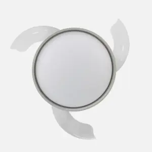 ventilador modelo mandarin color plata