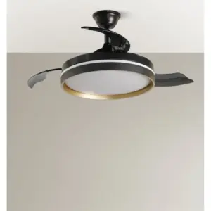 mandarin negro ventilador de techo