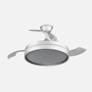 ventilador modelo mandarin color plata