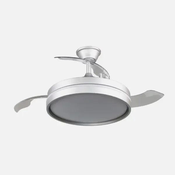 ventilador modelo mandarin color plata