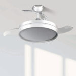 Ventilador Mandarín 72w Plata