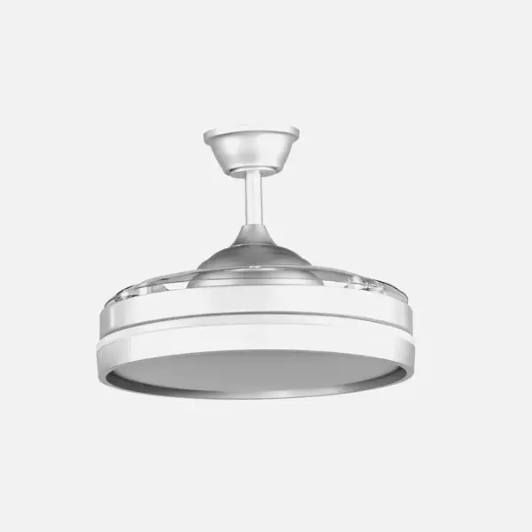 ventilador modelo mandarin color plata