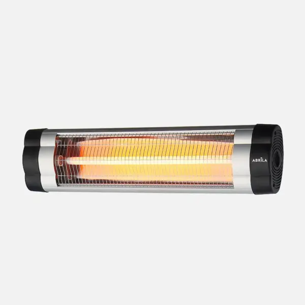 Calefactor Exterior Cuarzo Austral 2500w Neg/cr Infrar Rojo Pie/pared Termost.reg.20x87x8,5cm - vista 2