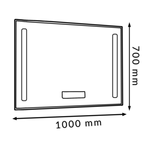 Espejo Para Baño Led 12W Arenas - vista 2