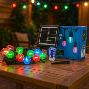 Guirnalda Led Solar de 10 Bombillas 7,5M Exterior Ip65 Rgb Guirnalda Led Solar de 10 Bombillas 7,5M Exterior Ip65 Rgb