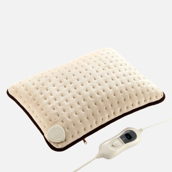 Almohada eléctrica JARILLA beis 100W 40×30 cm 3 niveles apagado automático lavable