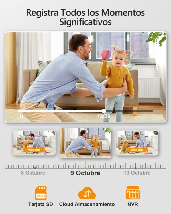 camara de seguridad con video