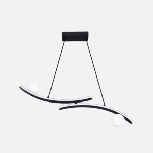 Colgante LED FERMOSELLE negro 24W+6W 4000K regulable 82x9 cm 2550 lm - Imagen 1