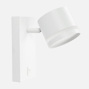 Aplique ORTIGA blanco 1xGX53 9W 800 lm orientable bombilla incluida 16×8,3×15,5 cm