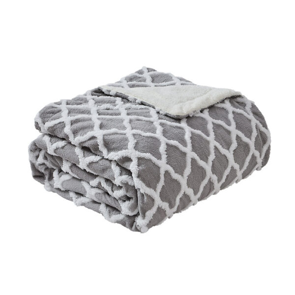 Manta eléctrica MONROY gris/blanco 160W 180×130 cm 9 niveles apagado automático lavable Manta eléctrica MONROY gris/blanco 160W 180×130 cm 9 niveles apagado automático lavable