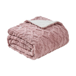 Manta eléctrica MONROY rosa/blanco 160W 180×130 cm 9 niveles apagado automático lavable Manta eléctrica MONROY rosa/blanco 160W 180×130 cm 9 niveles apagado automático lavable