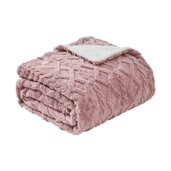 Manta eléctrica MONROY rosa/blanco 160W 180×130 cm 9 niveles apagado automático lavable Manta eléctrica MONROY rosa/blanco 160W 180×130 cm 9 niveles apagado automático lavable
