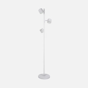 Pie de salón ORTIGA blanco 3xGX53 27W 2400 lm orientable bombillas incluidas 142x25x25 cm