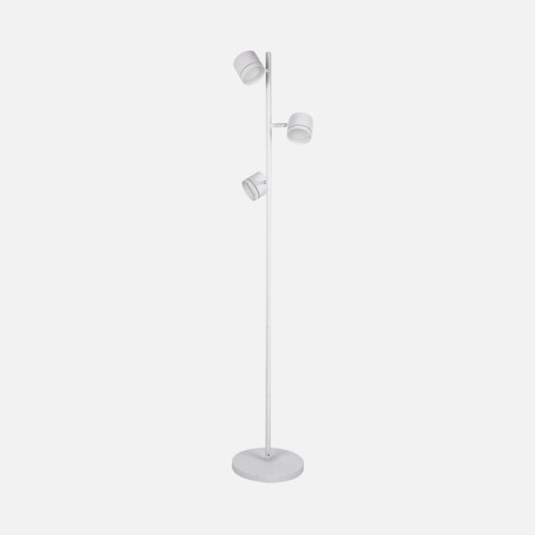 Pie de salón ORTIGA blanco 3xGX53 27W 2400 lm orientable bombillas incluidas 142x25x25 cm