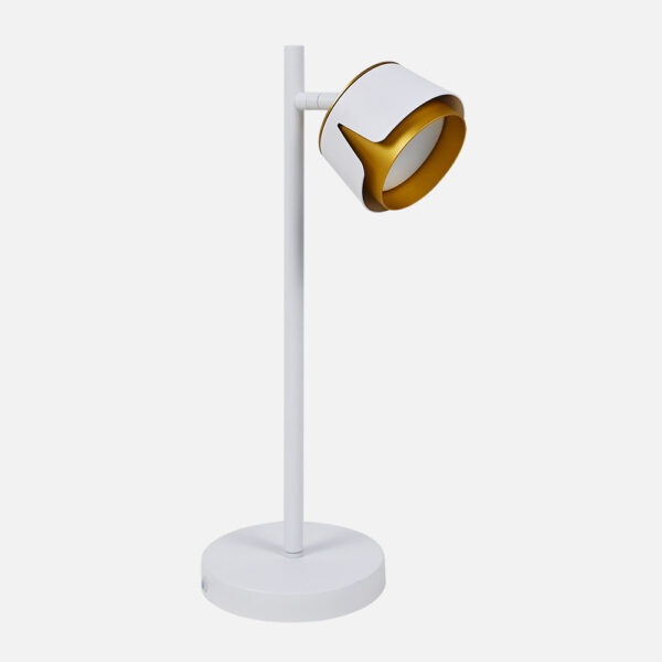 Sobremesa DOMENICA blanco/oro 1xGX53 9W 4000K 800 lm bombilla incluida 43x20x15 cm