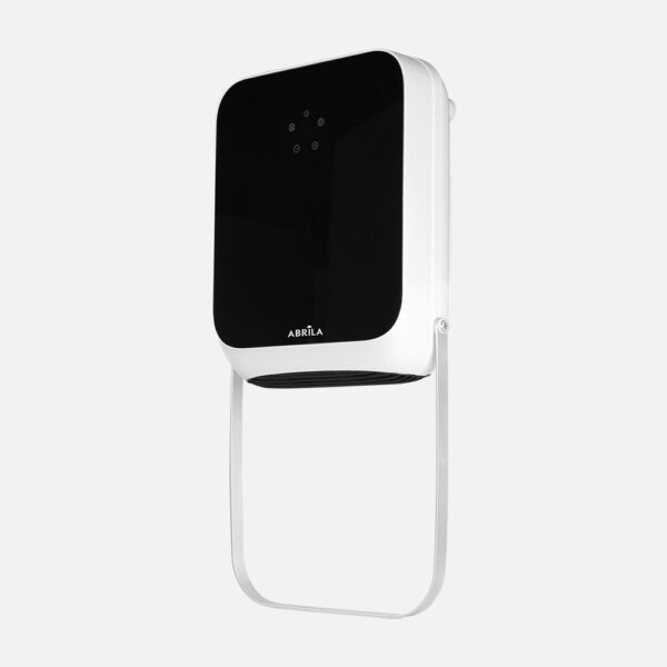 Termoventilador de pared cerámico PTC TOLOSA 2000W negro 2 potencias 3 funciones toallero IP22 temporizador 7 días 55×26,5×11,5 cm