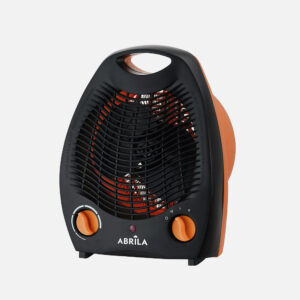 Termoventilador eléctrico LUBIAN 2000W naranja/negro 2 potencias 3 funciones termostato regulable 26,5x21x13 cm
