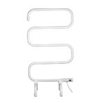 Toallero eléctrico CORNEJO blanco 100W pared y suelo 5 barras calefactoras 94x50x10/30 cm