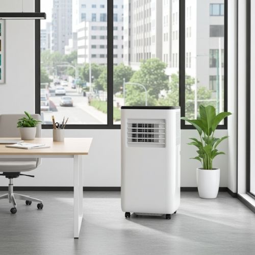 Aire Acondicionado Portátil Puff 9000 BTU – 4 en 1: Refrigeración, Deshumidificador Pro, Ventilador y Modo Auto