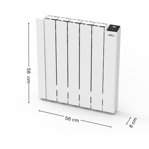 Emisor Térmico de Fluido City Blanco 1000W – WiFi, Programable 7 días y Bajo Consumo - vista 2