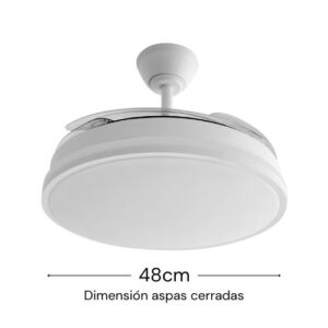 Ventilador de Techo DC Guerrero 44W 4900lm - 6 Velocidades, Función Invierno y Mando a Distancia - vista 2