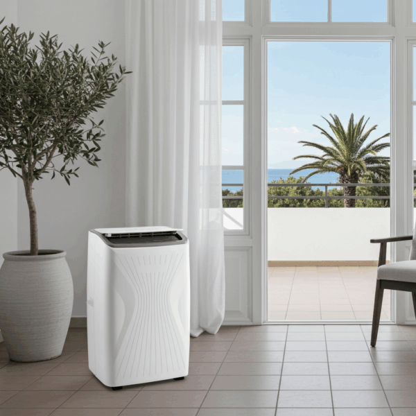 Aire Acondicionado Portátil Flurry 12000 BTU – 5 en 1: Frío, Calor, Deshumidificador Pro y Modo Auto Inteligente - vista 4