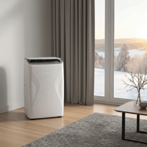 Aire Acondicionado Portátil Flurry 12000 BTU – 5 en 1: Frío, Calor, Deshumidificador Pro y Modo Auto Inteligente - vista 3