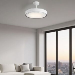 Ventilador de Techo DC Siux 60W Blanco – Aspas Desplegables, LED Regulable 6980lm y Motor Silencioso - vista 4